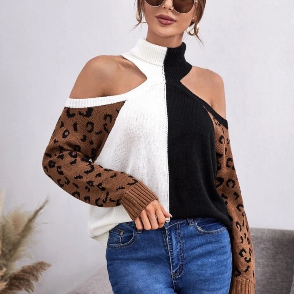 Beautiful woman sweater